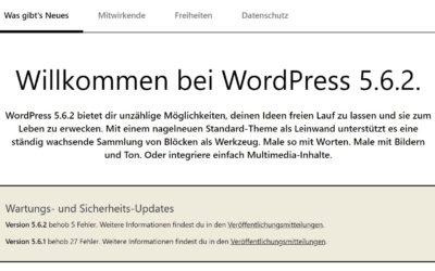 03/2021 Update-Übersicht